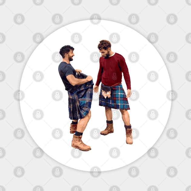 Kilt Magnet by byb